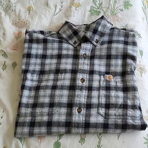 Carhartt Relaxed Fit Flannel Work/Casual Shirt Men's Medium